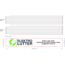 Zollstock 2m - Elektro Lutter