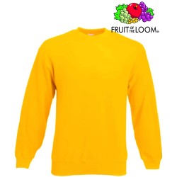 Fruit of the Loom Sweatshirt - gelb