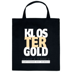 Baumwolltasche schwarz 38x42cm