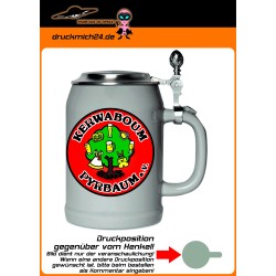 Bierkrug mit Zinndeckel - Kerwaboum Pyrbaum e.V.