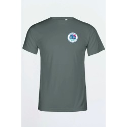 UV Performance T-Shirt light grey mit Emblem