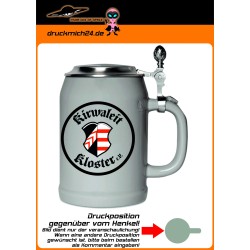 Bierkrug mit Zinndeckel - Kirwaleit Kloster e.V.
