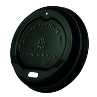 1.000 Deckel 90mm für Kaffeebecher in schwarz