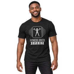 Fitness T-Shirt – Fitness United Sport mit Hantelmotiv Fitness T-Shirt – Fitness United Sport mit Hantelmotiv