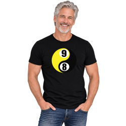Billard T-Shirt – 8 und 9 im Yin-Yang-Motiv Billard T-Shirt – 8 und 9 im Yin-Yang-Motiv