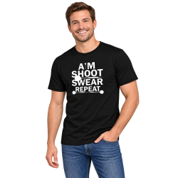 Dart T-Shirt – Aim Shoot Swear Repeat Dart T-Shirt – Aim Shoot Swear Repeat