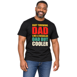 Dart Papa T-Shirt – Dad But Cooler in Retro-Farben Dart Papa T-Shirt – Dad But Cooler in Retro-Farben