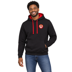 JU-JUTSU-DOJO Pyrbaum Hoodie – Schwarz/Rot